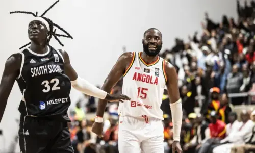 Angola vence o Sudão do Sul e mantém-se perfeita, avançando para as quartas de final